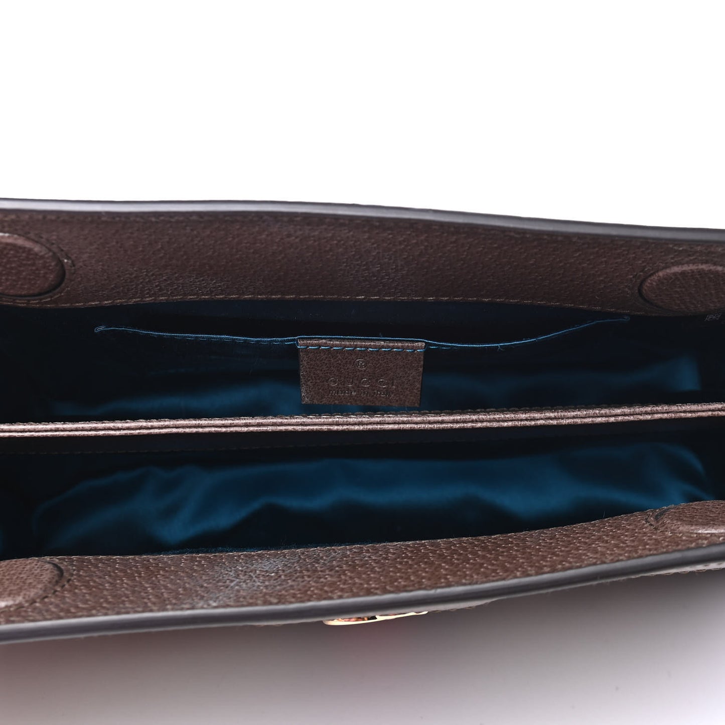 GG Supreme Monogram Web Small Ophidia Chain Shoulder Bag Brown