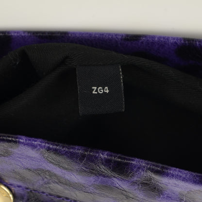 Mulberry Leopard Mitzy Clutch Grape 11 of 12