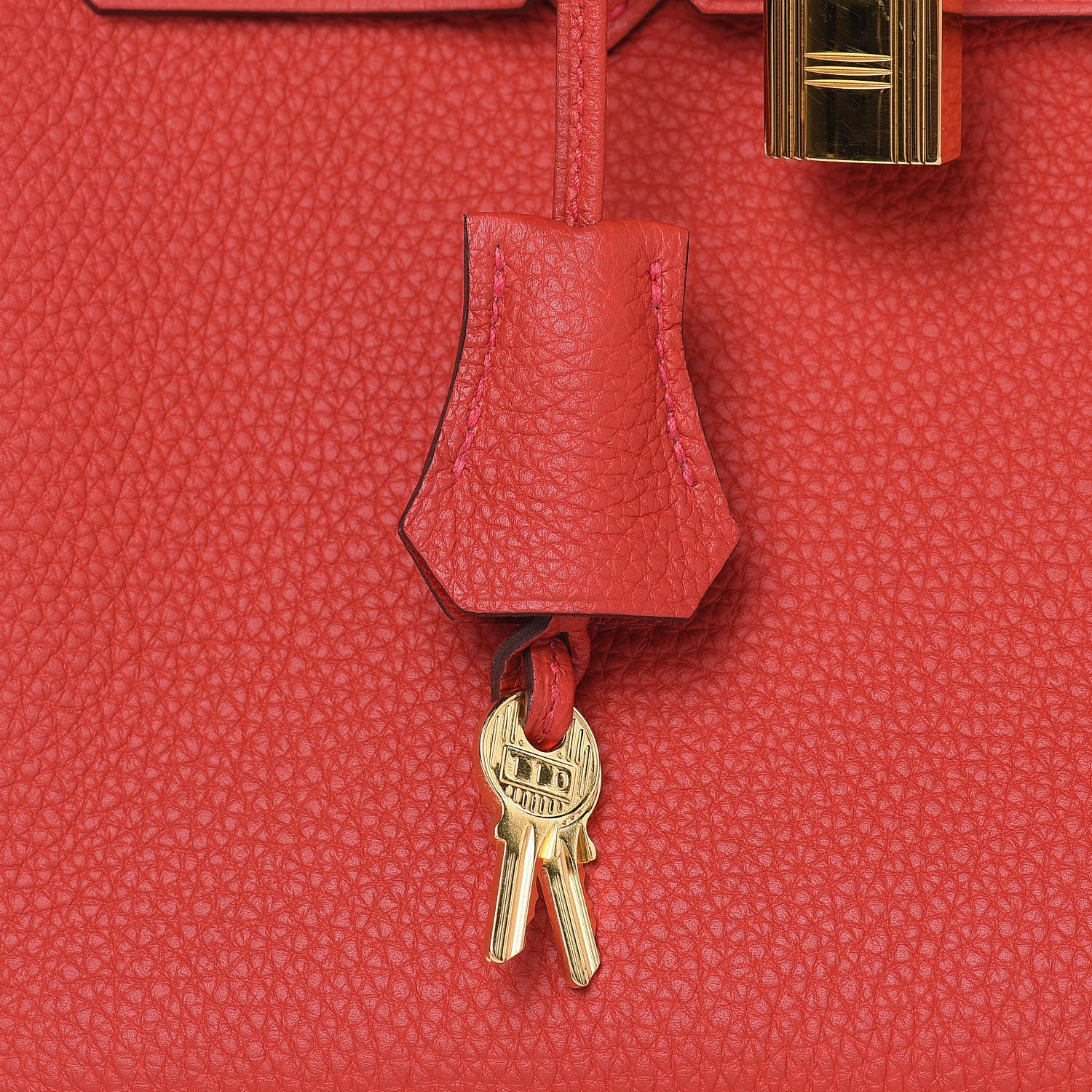 Hermes Togo Birkin 25 Rouge Casaque 19 of 26