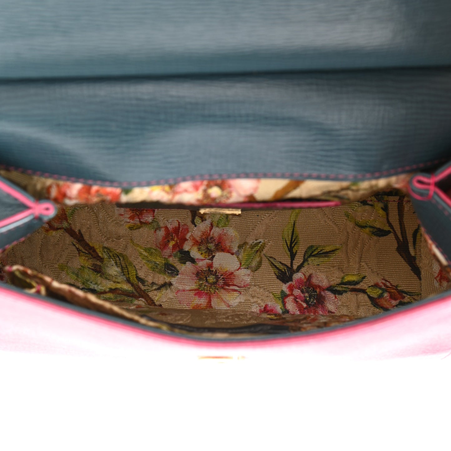 Dauphine Small Tricolor Miss Sicily Satchel Pink