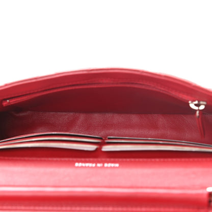 Chanel Patent Quilted Brilliant Wallet On Chain WOC Red 5 of 13