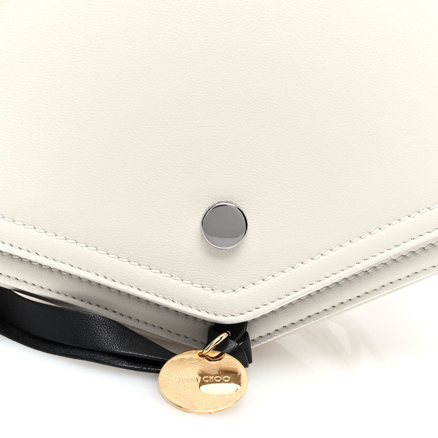 Jimmy Choo Nappa Arrow Crossbody Bag Chalk 7 of 9