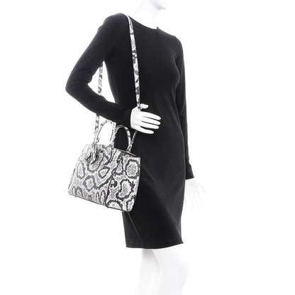Louis Vuitton Python City Steamer PM Black White 2 of 11