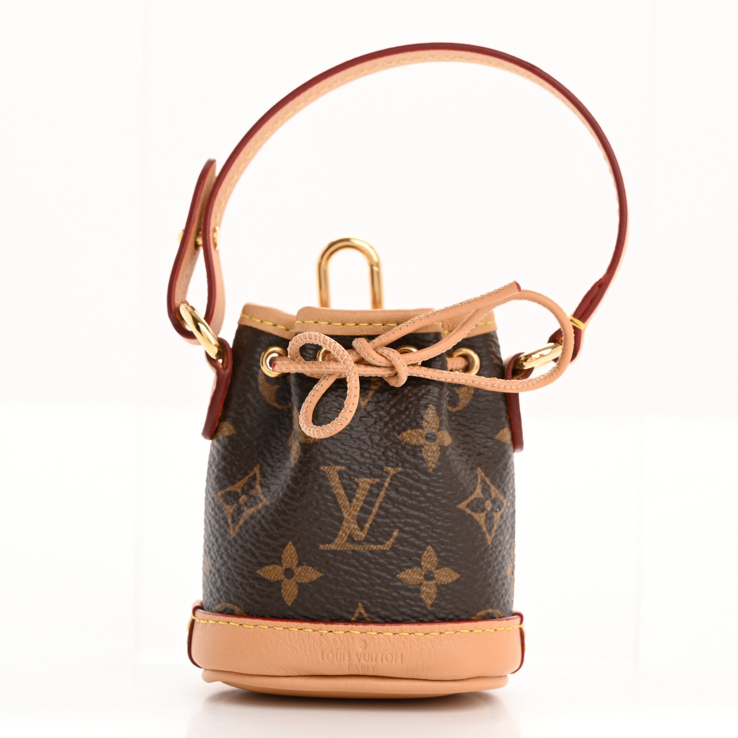 Louis Vuitton Monogram Micro Noe Bag Charm Key Ring 1 of 4