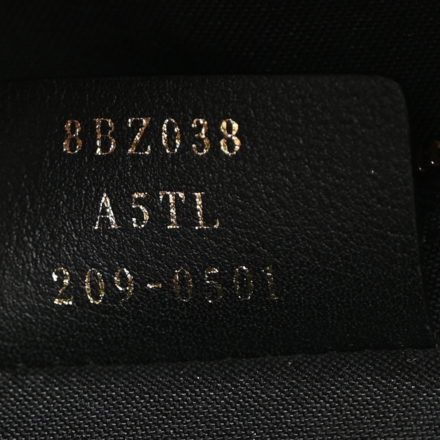 Vitello Bi-Color FF 1974 Embossed Mini Backpack Maya Black