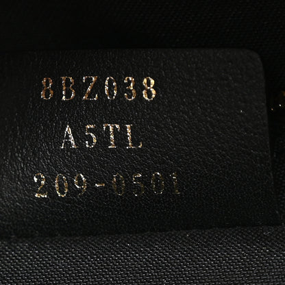 Fendi Vitello Bi-Color FF 1974 Embossed Mini Backpack Maya Black 7 of 11