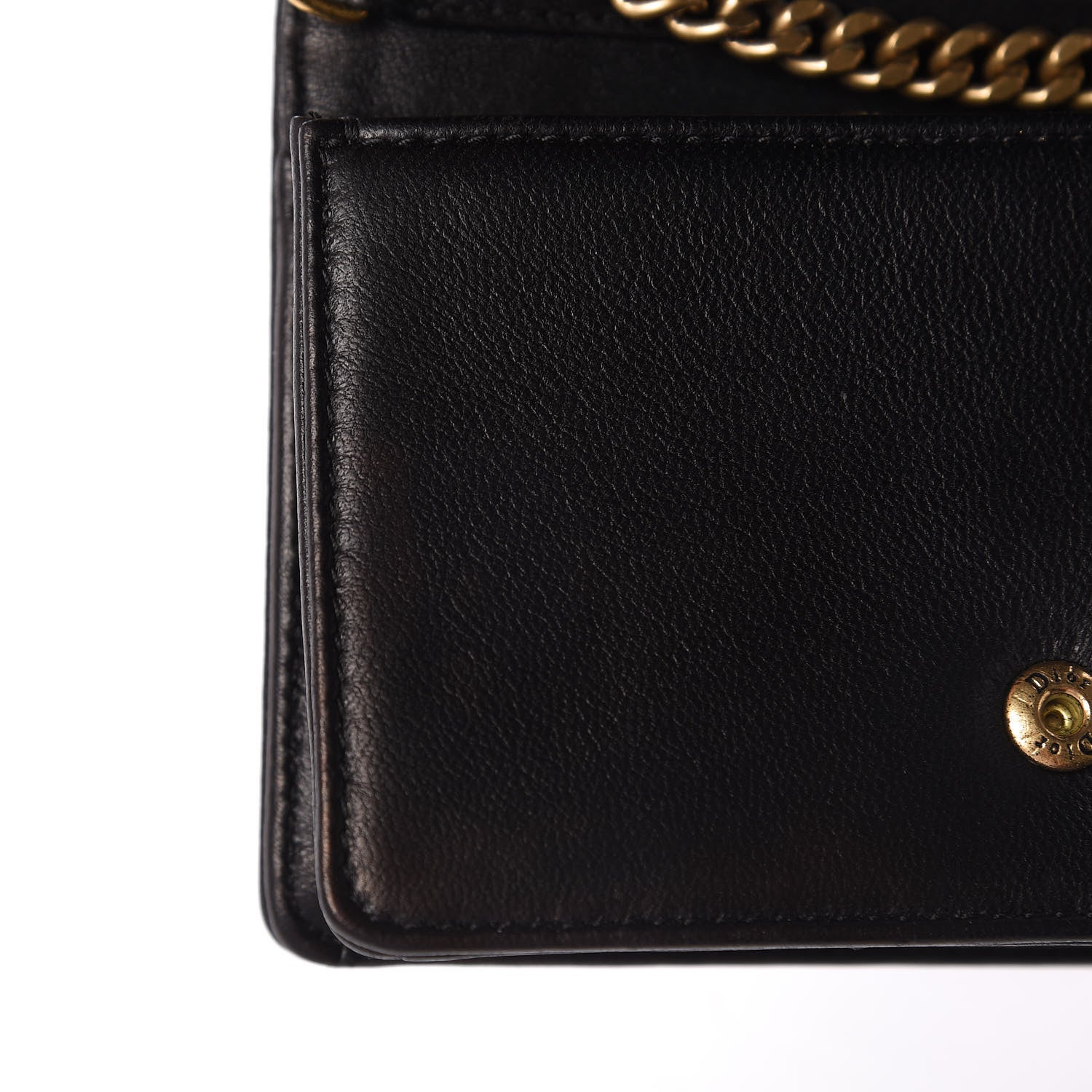 Christian Dior Lambskin Studded Micro Diorama Flap Bag Black 12 of 16