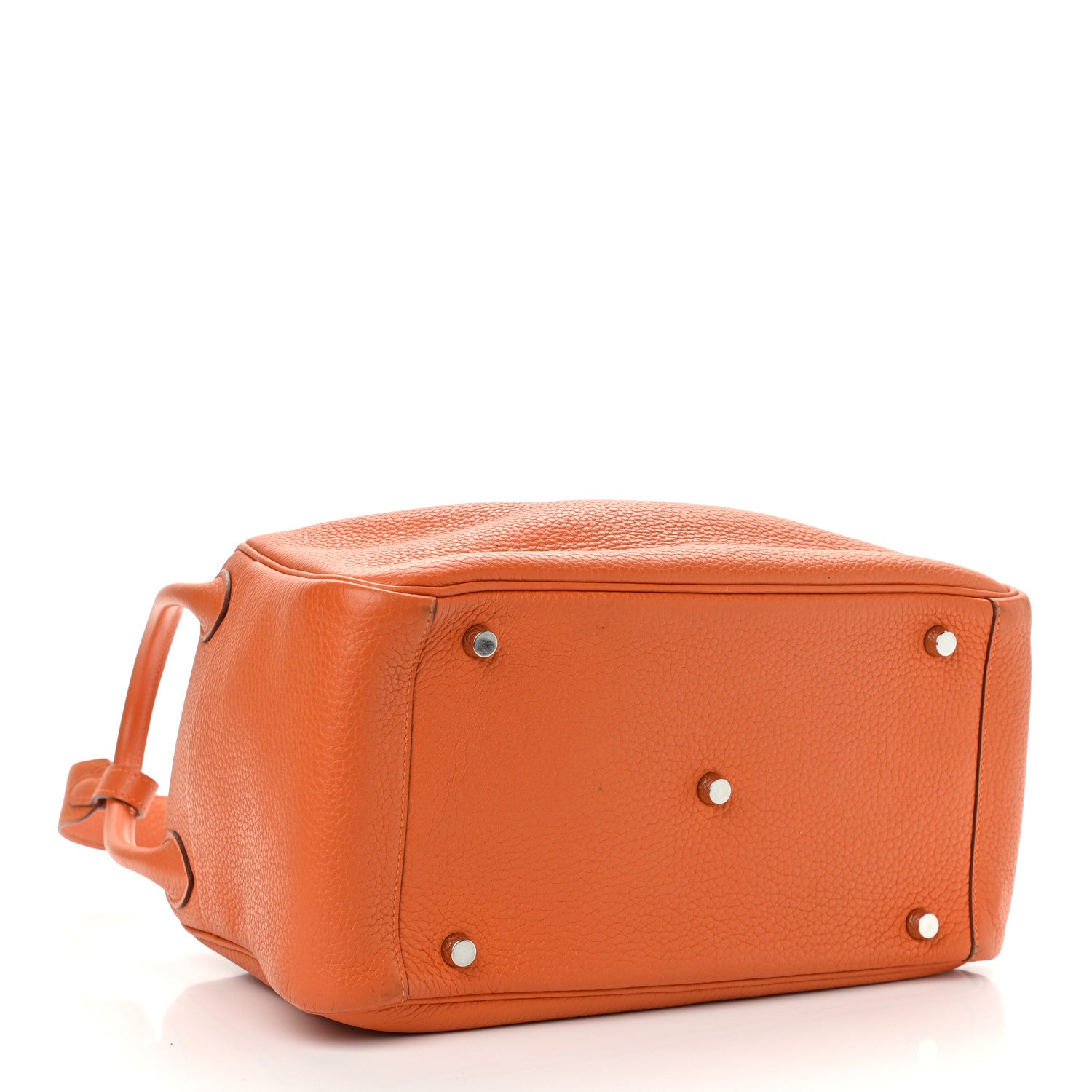 Hermes Taurillon Clemence Lindy 30 Orange 4 of 11