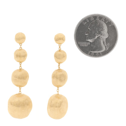 Marco Bicego 18K Yellow Gold Africa 4 Drop Earrings 2 of 4
