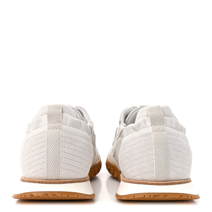 Hermes Nappa Suede Goatskin Womens Jet Sneakers 40.5 White 5 of 11