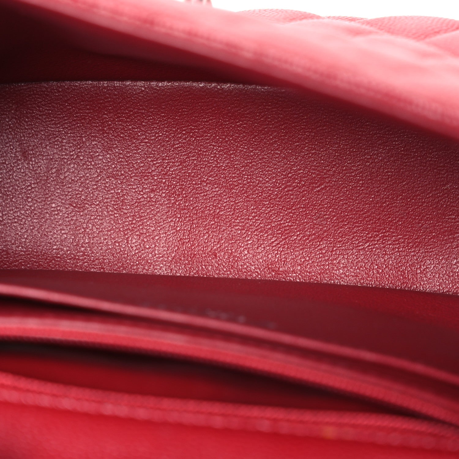 Chanel Caviar Quilted Mini Square Flap Red 5 of 13