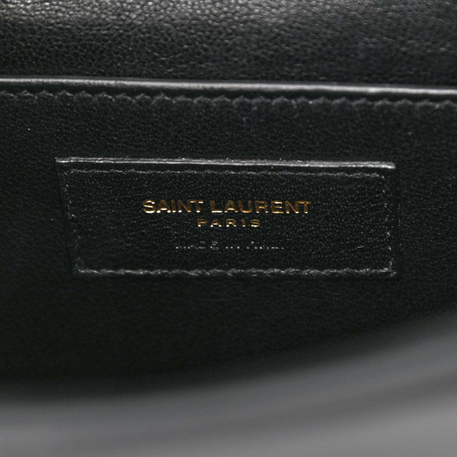Saint Laurent Smooth Calfskin Monogram Medium Sulpice Shoulder Bag Black 7 of 13