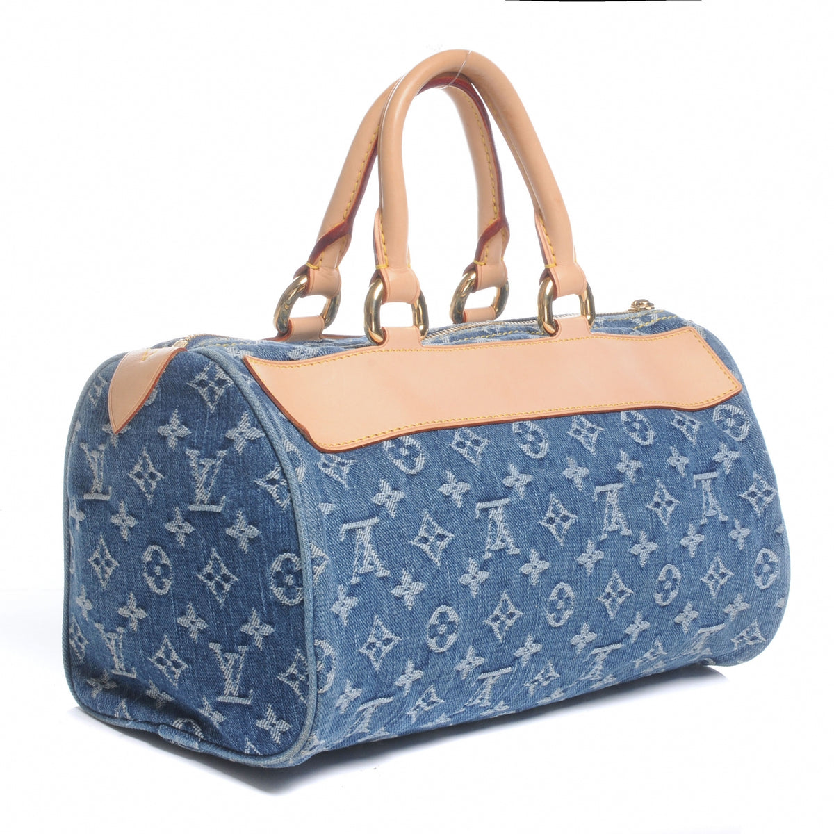 Louis Vuitton Monogram Denim Neo Speedy Blue 4 of 9