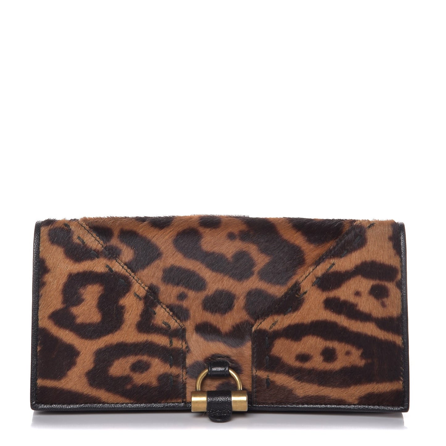 Pony Hair Leopard Muse Wallet