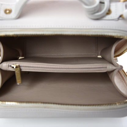 Chanel Caviar Quilted Medium CC Filigree Vanity Case White 5 of 8