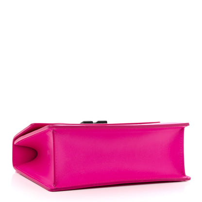 Off-White Calfskin Jitney 1.4 Quote Top Handle Bag Fuchsia Multicolor 4 of 10
