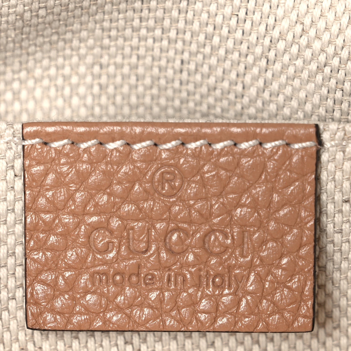 Pebbled Calfskin Small Soho Disco Bag Camelia