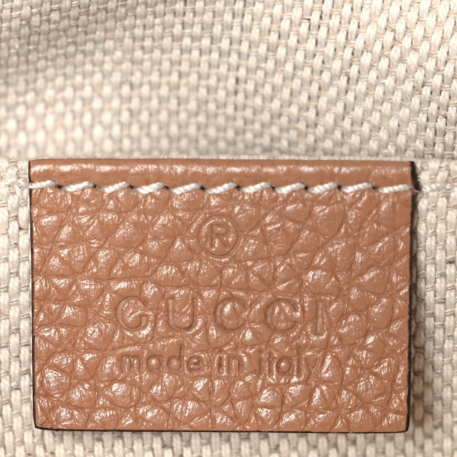 Gucci Pebbled Calfskin Small Soho Disco Bag Camelia 6 of 10