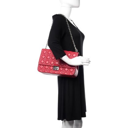 Christian Dior Lambskin Cannage Large Miss Dior Flap Pink 2 of 8