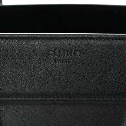 Celine Smooth Calfskin Medium Phantom Luggage Black 6 of 11