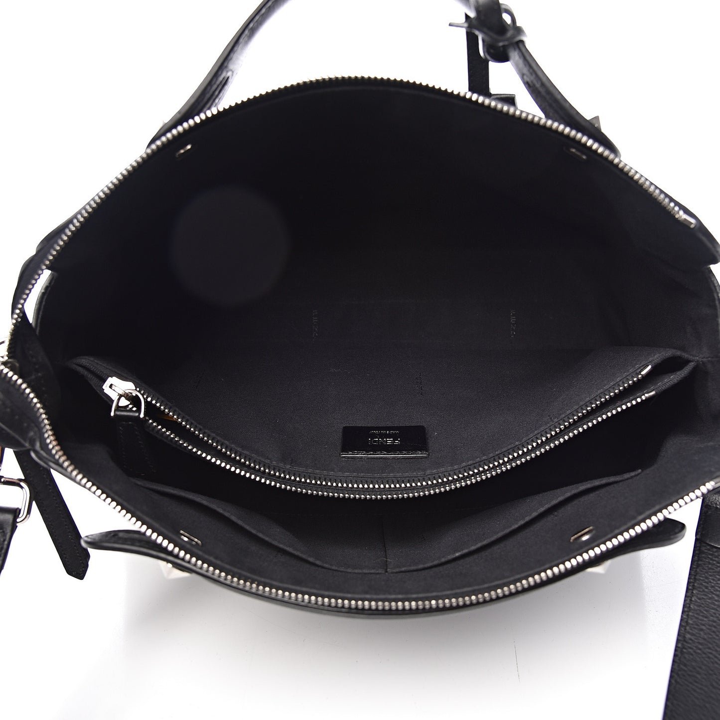 Vitello Dolce Marmol Large By The Way Boston Bag Black