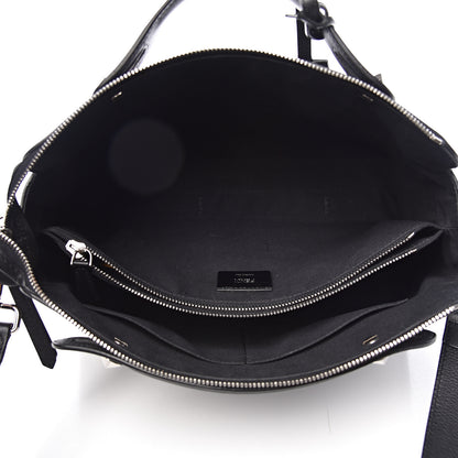 Fendi Vitello Dolce Marmol Large By The Way Boston Bag Black 5 of 13