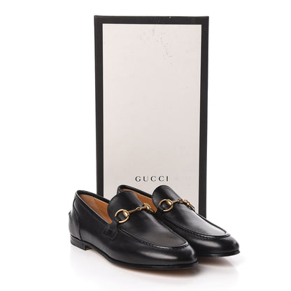 Gucci Calfskin Womens Jordaan Loafers 34 Black 9 of 9