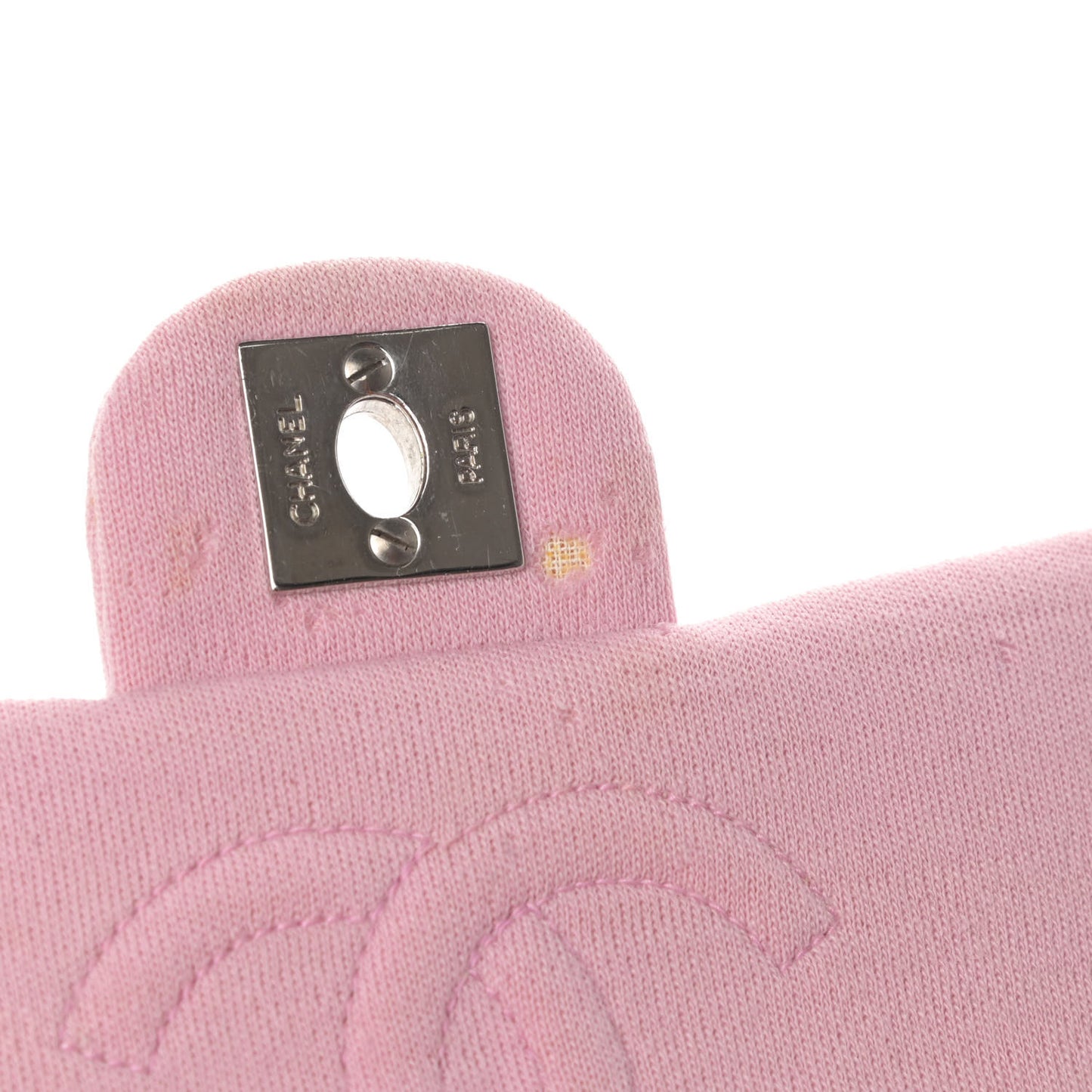 Jersey Quilted Mini Square Flap Pink
