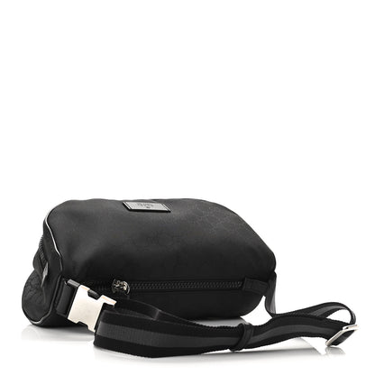 Gucci Nylon Monogram Fanny Pack Belt Bag Black 3 of 10