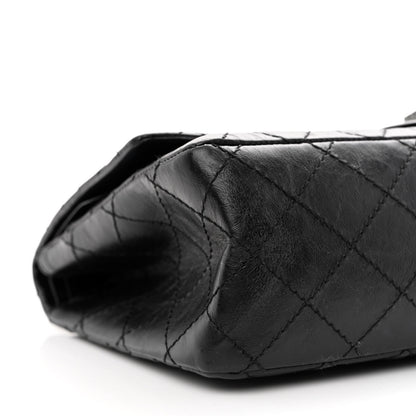 Chanel Aged Calfskin Quilted 2.55 Reissue 226 Flap So Black 9 of 11
