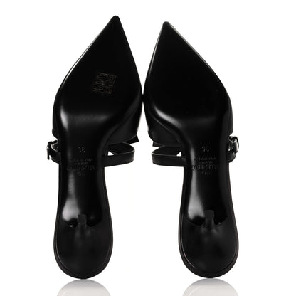 Valentino Garavani Nappa French Bow 45mm Mules 36 Black 6 of 9