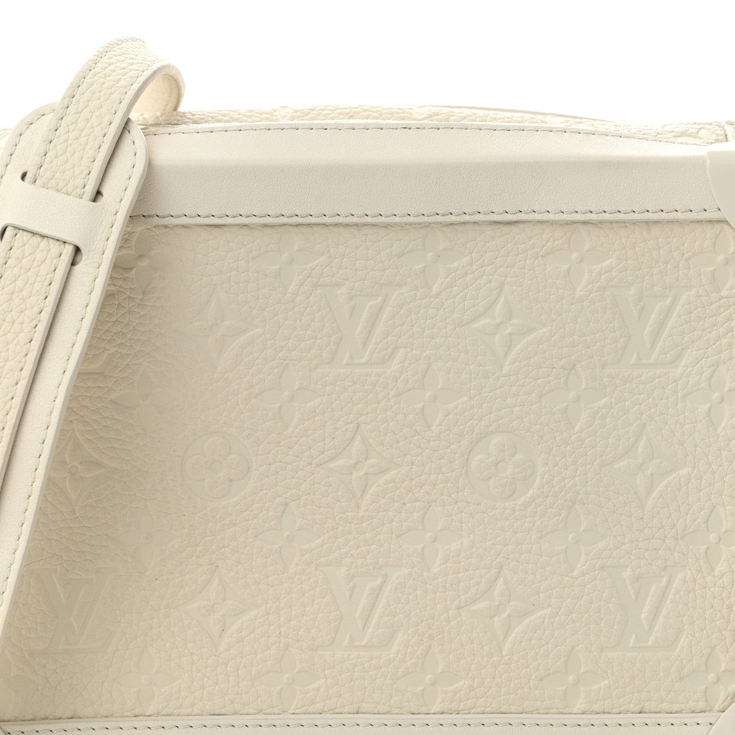 Louis Vuitton Taurillon Monogram Solar Ray Soft Trunk Powder White 7 of 10