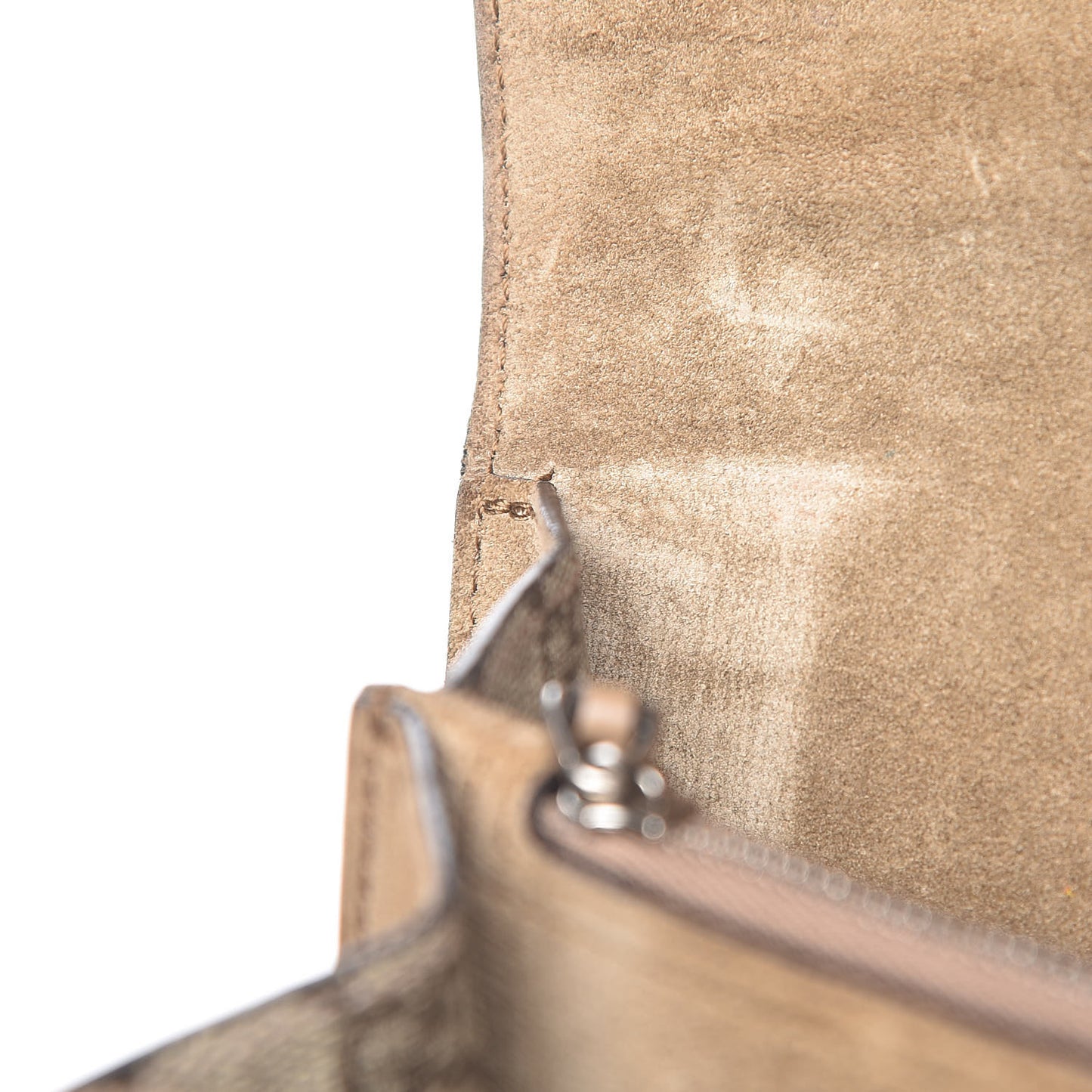 GG Supreme Monogram Small Dionysus Shoulder Bag Taupe