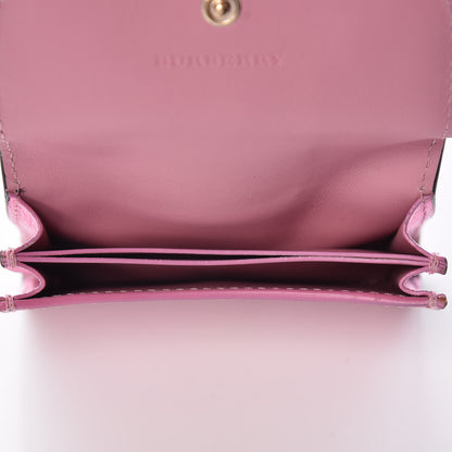 Burberry Metallic Grain Calfskin Buckle Card Case Pale Orchid 5 of 7