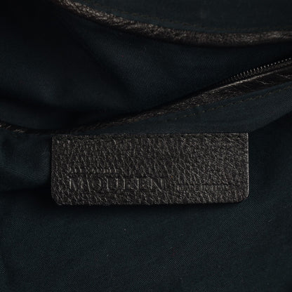 Alexander McQueen Calfskin Skull Embossed De Manta Tote Black 5 of 7