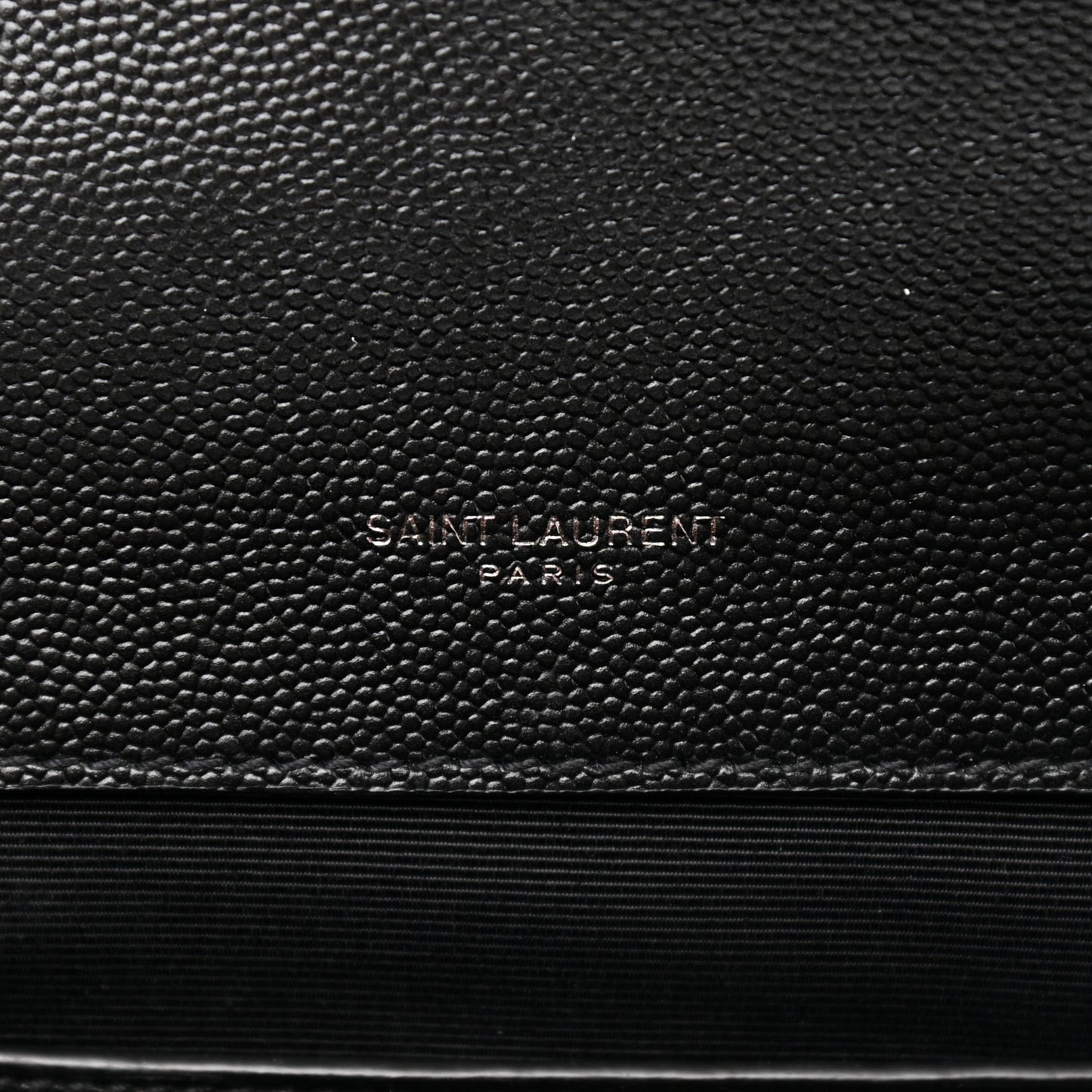 Grain De Poudre Textured Mixed Matelasse Triquilt Small Monogram Satchel Black