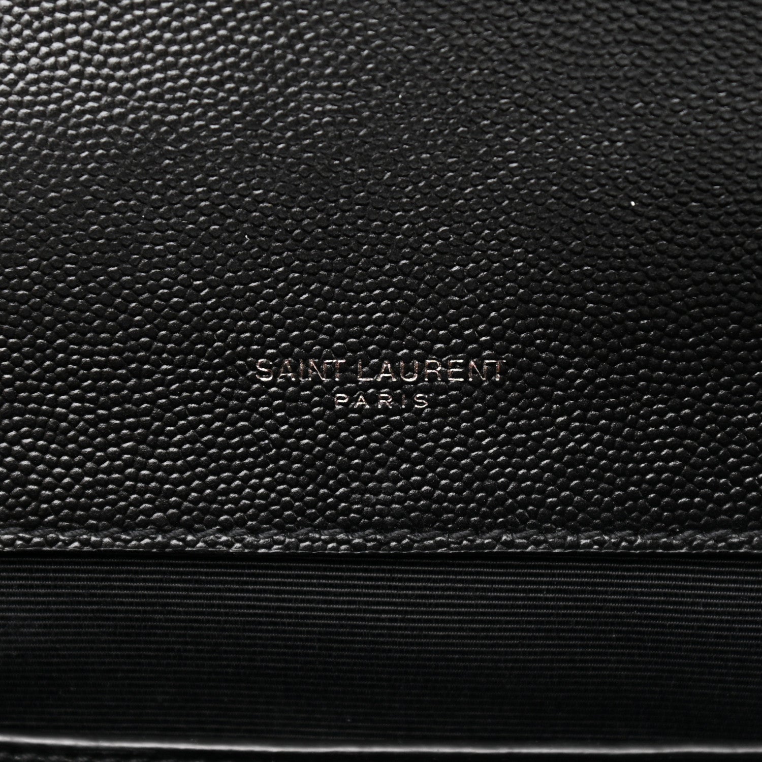 Saint Laurent Grain De Poudre Textured Mixed Matelasse Triquilt Small Monogram Satchel Black 6 of 14
