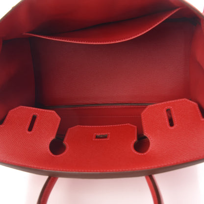 Hermes Epsom Birkin 30 Rouge Casaque 5 of 9