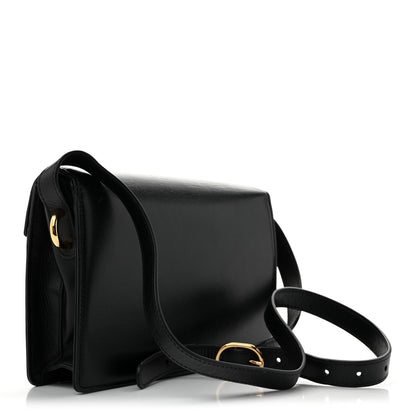 Gucci Textured Calfskin Small Torchon GG Ring Shoulder Bag Black 3 of 13
