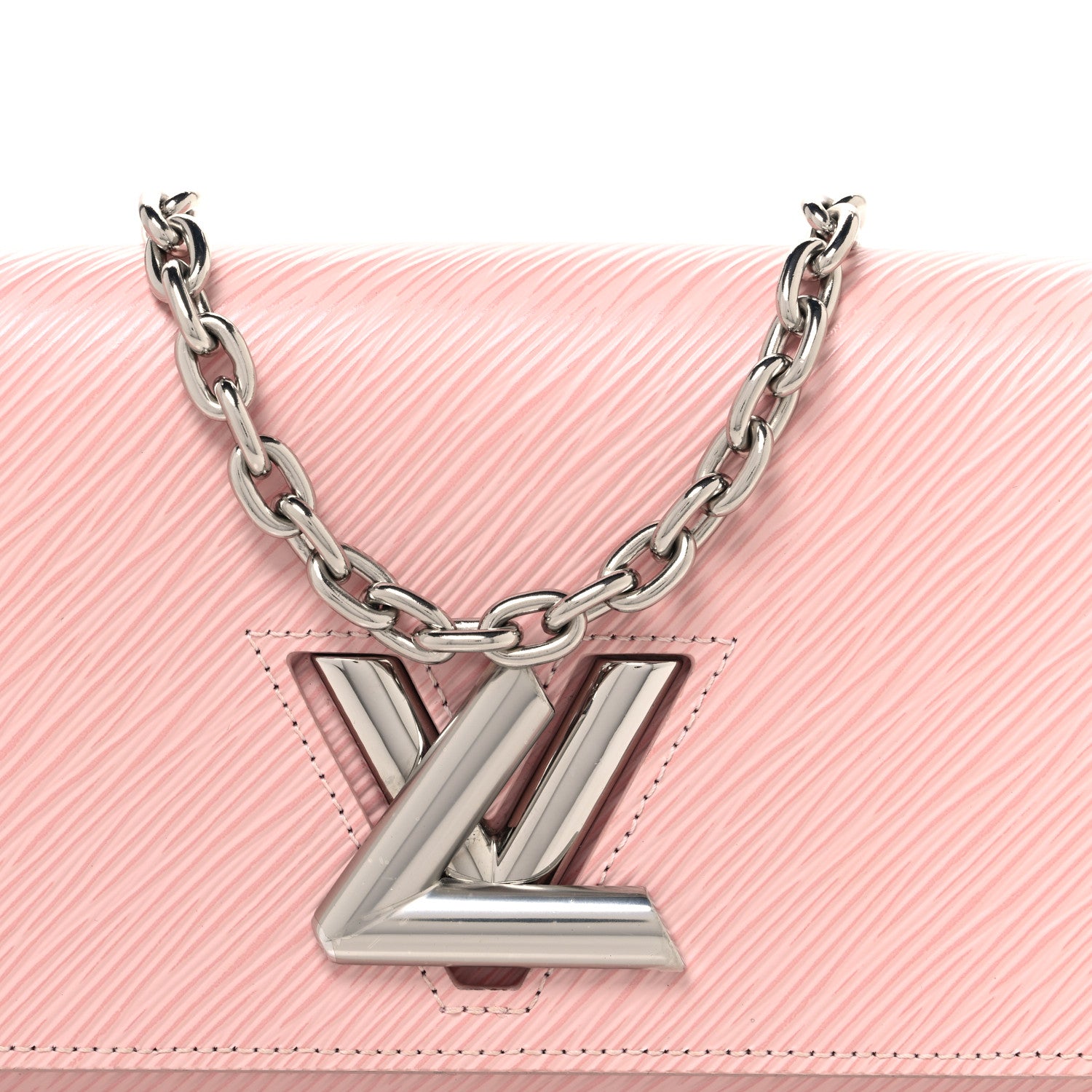 Louis Vuitton Epi Twist Chain Wallet Rose Ballerine 8 of 10