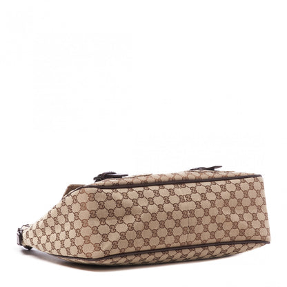 Gucci Monogram Front Pocket Hobo Dark Brown 3 of 9