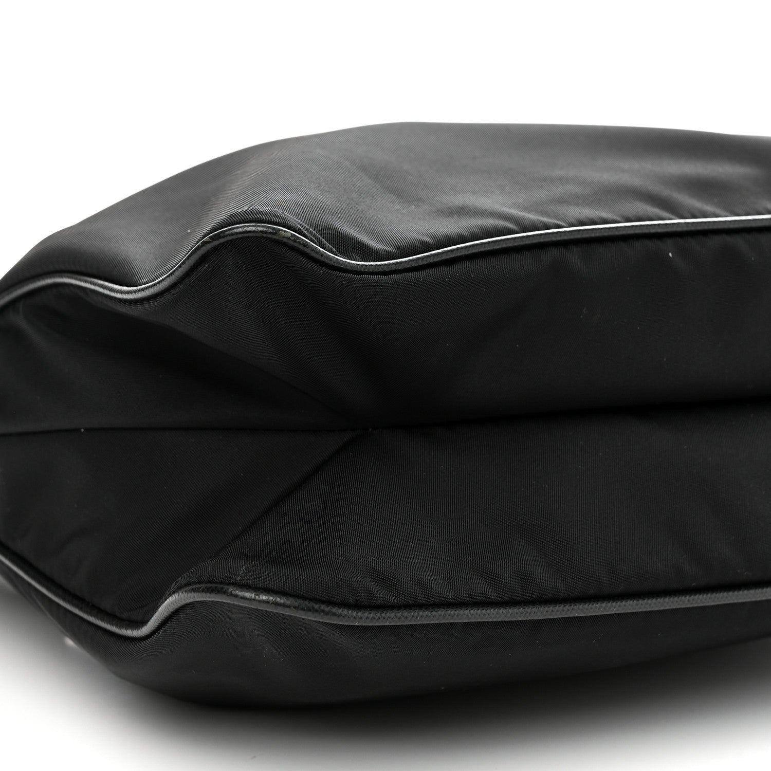 Prada Nylon Vela Flat Messenger Bag Black 9 of 10