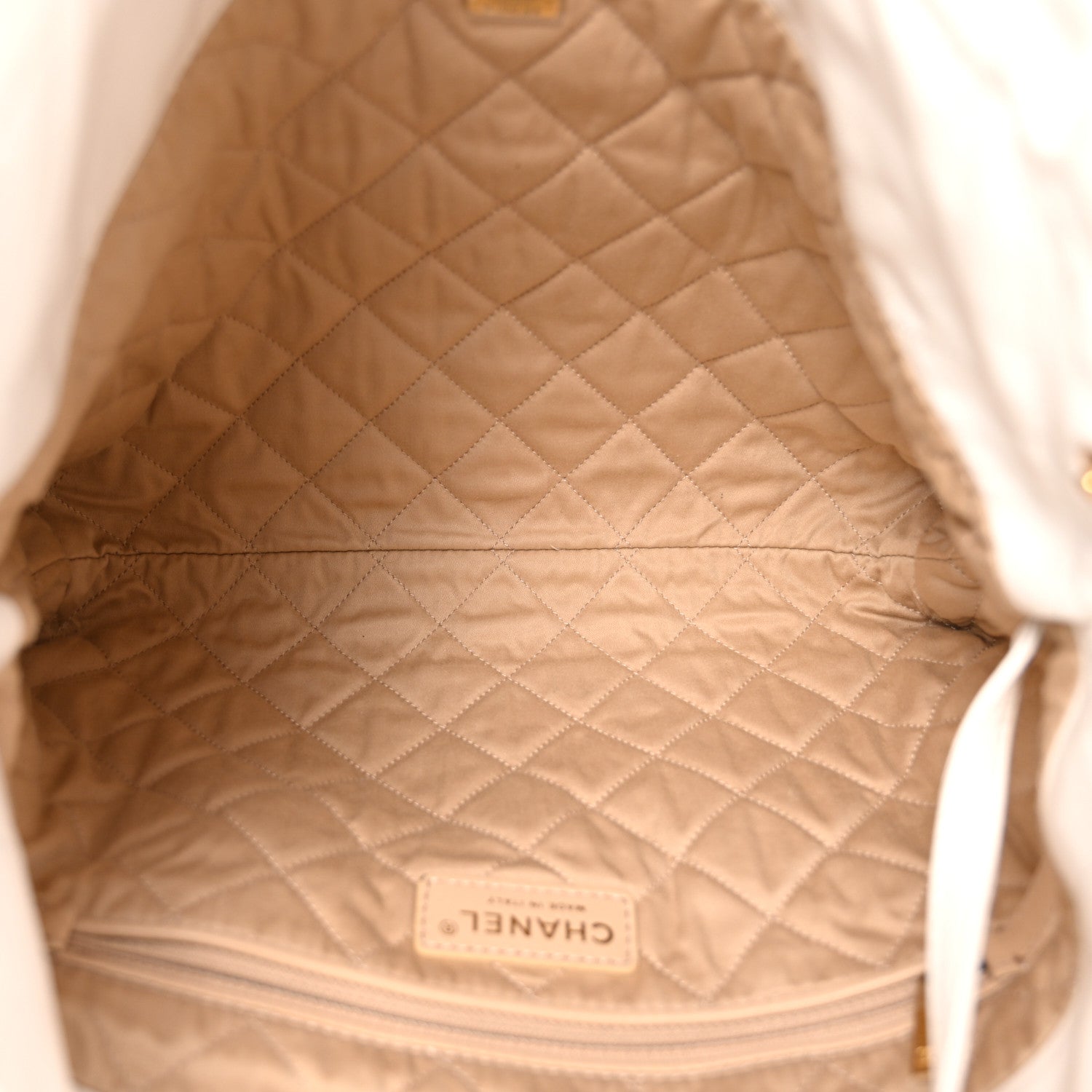 Chanel Shiny Calfskin Quilted Small Chanel 22 White 6 of 11