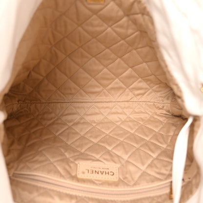 Chanel Shiny Calfskin Quilted Small Chanel 22 White 6 of 11