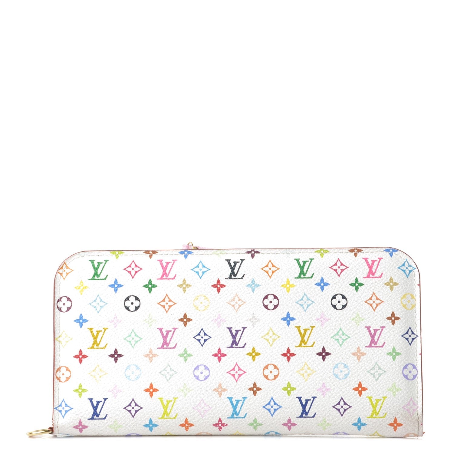 Louis Vuitton Monogram Multicolor Insolite Wallet White Litchi 1 of 12