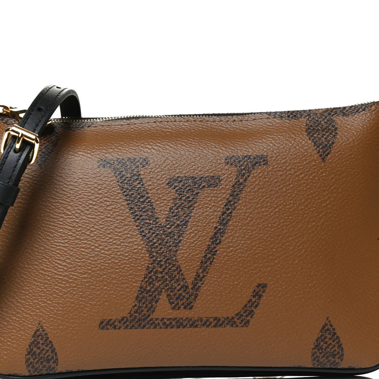 Louis Vuitton Reverse Monogram Giant Double Zip Pochette 7 of 12