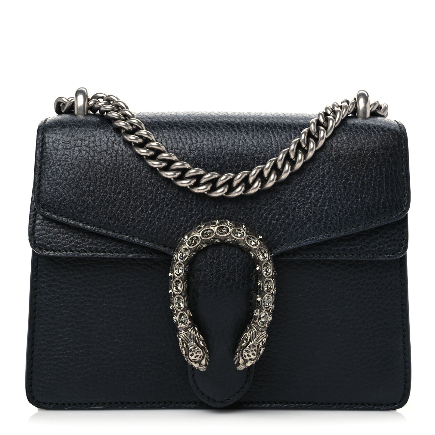 Calfskin Mini Dionysus Shoulder Bag Black
