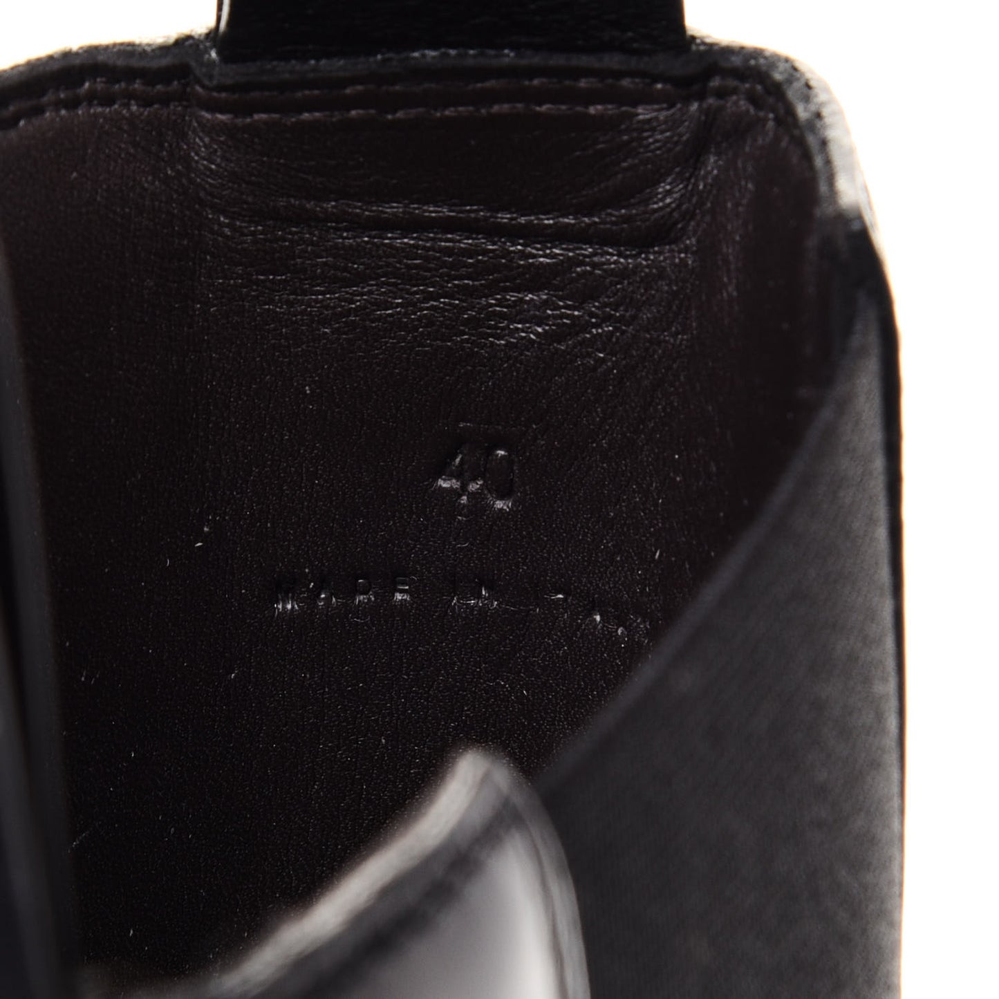 Calfskin The Tire Chelsea Boots 40 Black Green