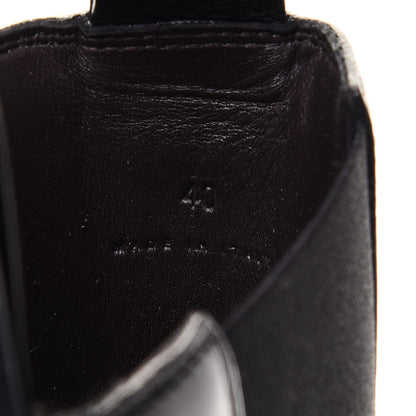 Bottega Veneta Calfskin The Tire Chelsea Boots 40 Black Green 7 of 9
