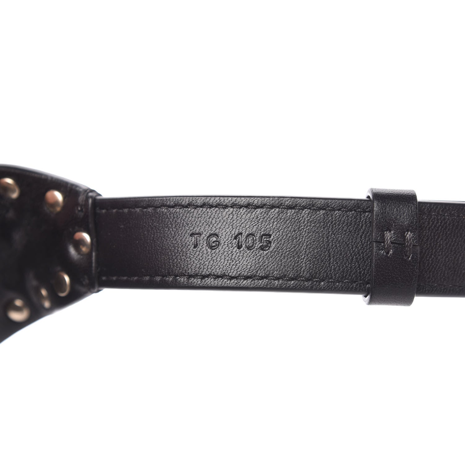 Valentino Garavani Nappa Rockstud Spike Belt Bag 105 Black 9 of 11